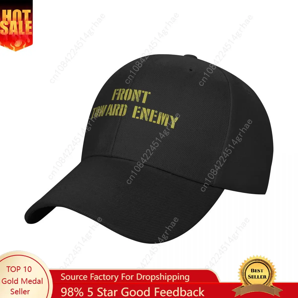 

Camisas Hombre Front Toward Enemy Claymore Mine Joke Lightweight Men's Cap Cap For Men Men's Baseball Cap