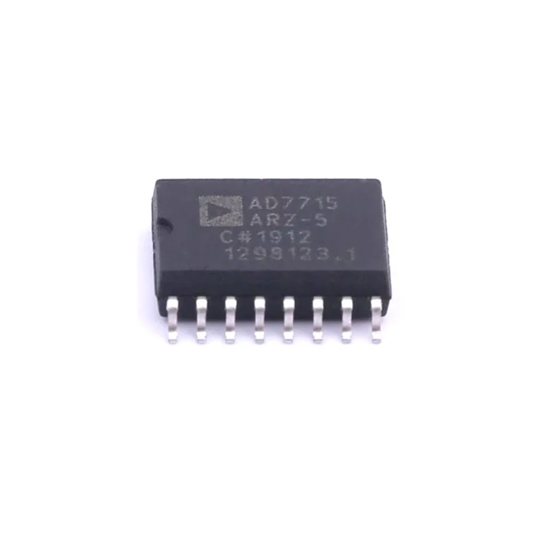 5Pcs/Lot   New Original  AD7715ARZ-5  AD7715ARZ 16 Bit Analog to Digital Converter 1 Input 1 Sigma-Delta 16-SOIC