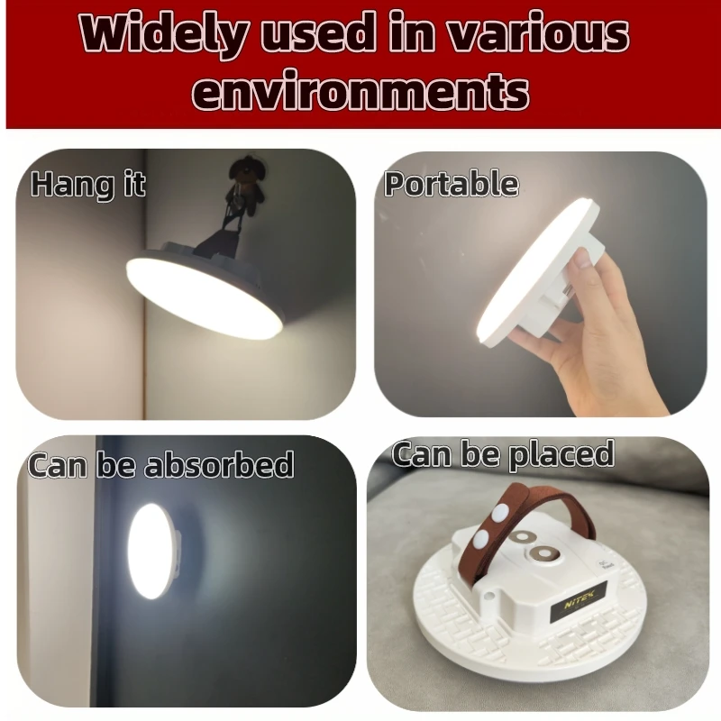 15600mAh Rechargeable Camping Lantern Portable Outdoor Camp Light Magnet Emergency Light Hanging Tent Bulb Powerful Work Lamp