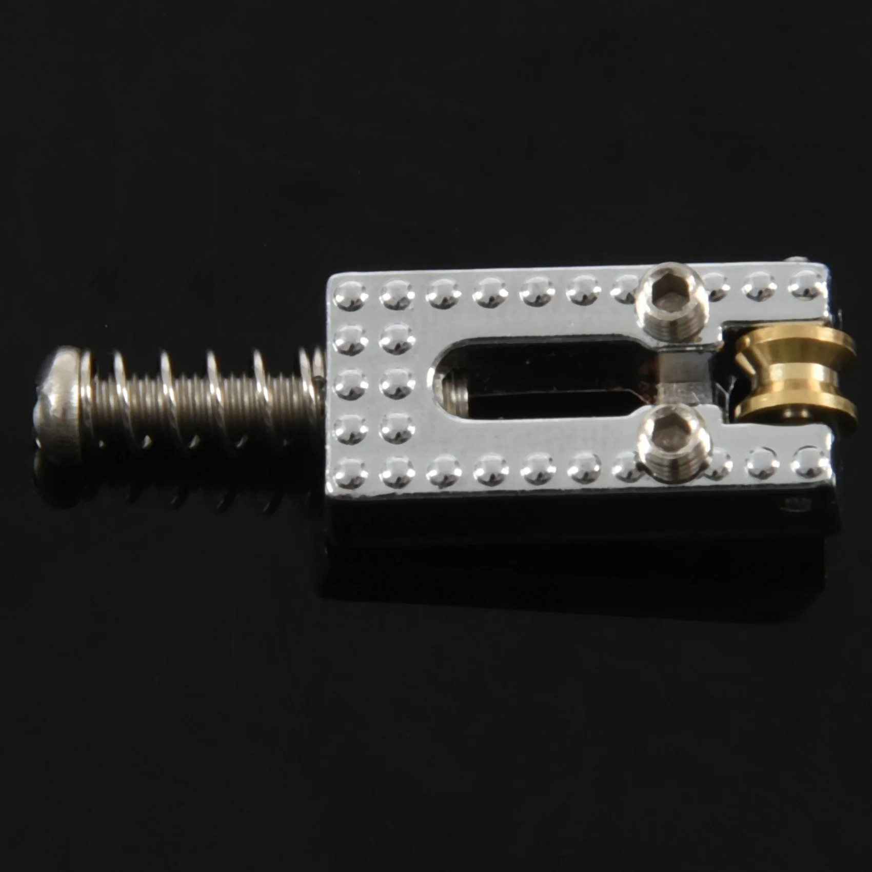 NALFI-24 Roller Bridge Tremolo Saddles With Wrench For Fender Tele Electric Guitar Chrome Color