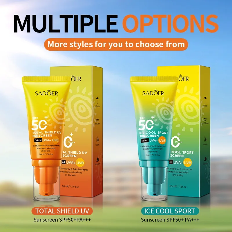 Ice and Cool Sports Protection. Sun Cream SPF50 + PA ++ 50ml Summer Isolation UV Isolation Lotion