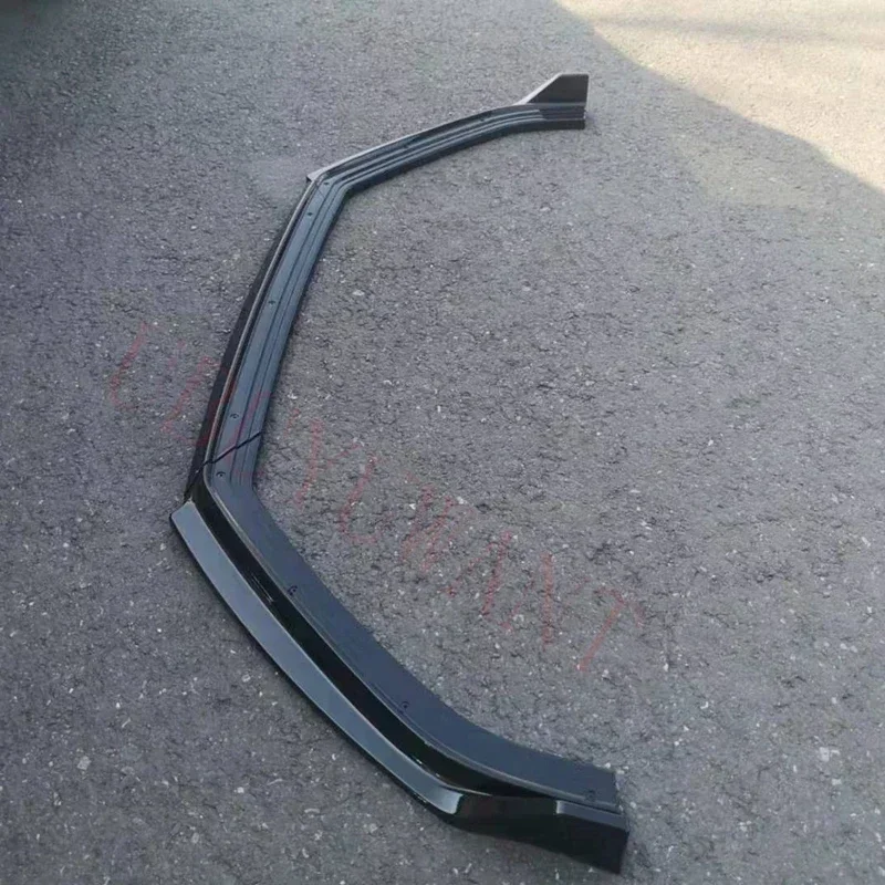 For 2012-2018 Volkswagen POLO 3pcs/set Front Bumper Diffuser Bumper Protector  Front Bumper Lip Diffuser Decoration
