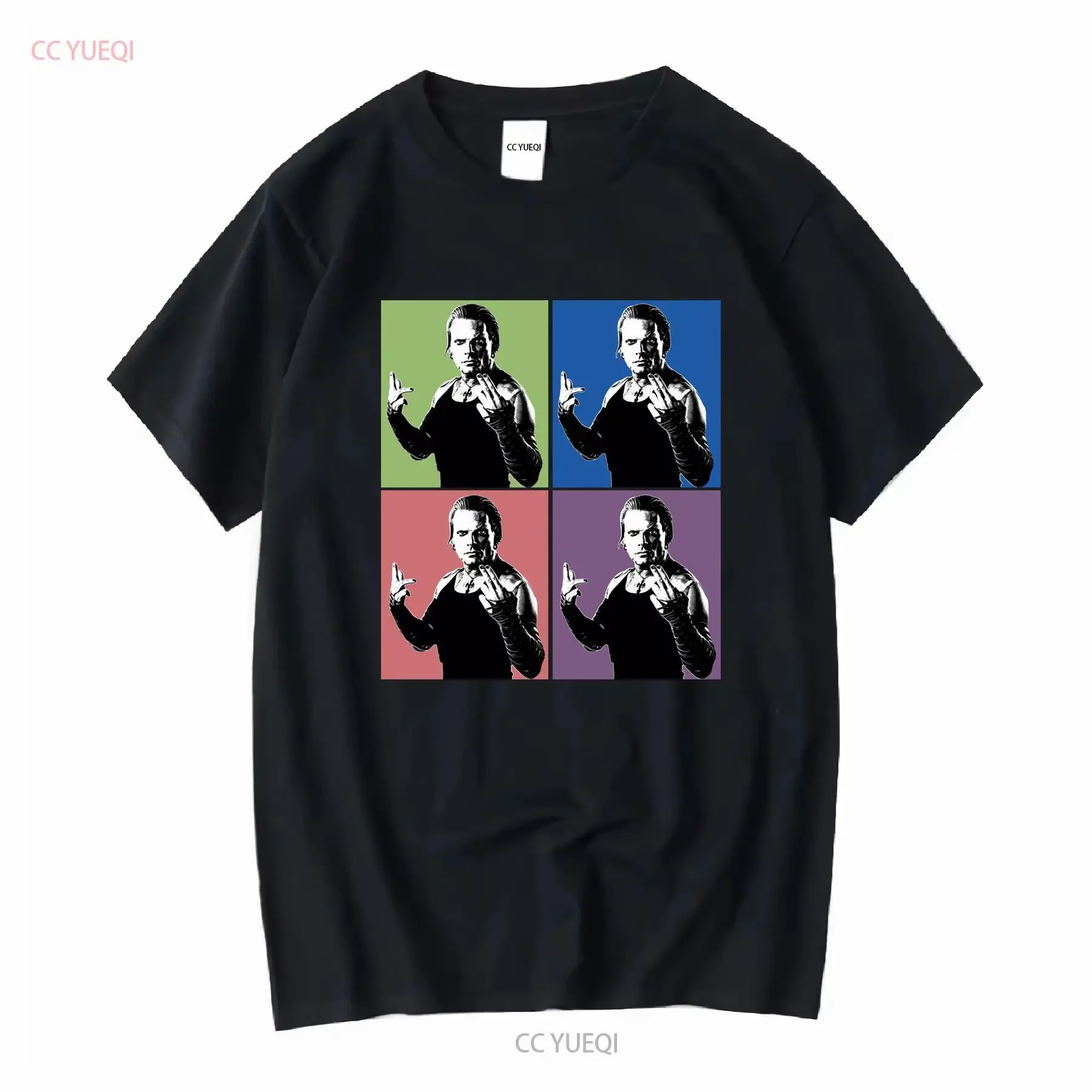 تي شيرت جيف هاردي لجميع المقاسات من S إلى 4XL V531 عتيق مغسول ناعم ومريح ومتعدد الاستخدامات ورسومات عصرية قليلاً