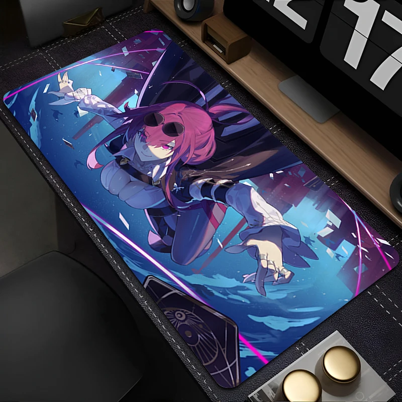 

Anime Mousepad Laptop Office Cabinet Keyboard Pad Desk Mat Large Mouse Pad Non-slip Rubber H-honkai Star Rail Kafka Extended Pad