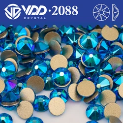 VDD 083 Capri Blue AB SS16-SS30 High Quality AAAAA 2088 Rhinestones Crystal Flatback stones For DIY Crafts Nail Art Decoration
