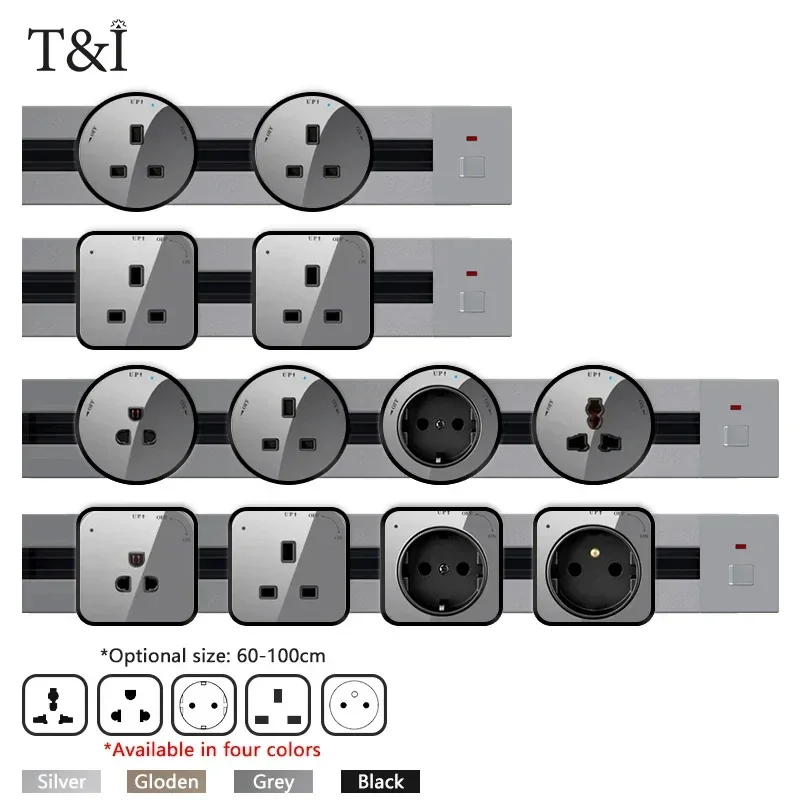 i tomada de track power com usb eletrodomesticos adaptador de tomada eletrica saida de alta qualidade uk eua au eu standard tomadas t 01