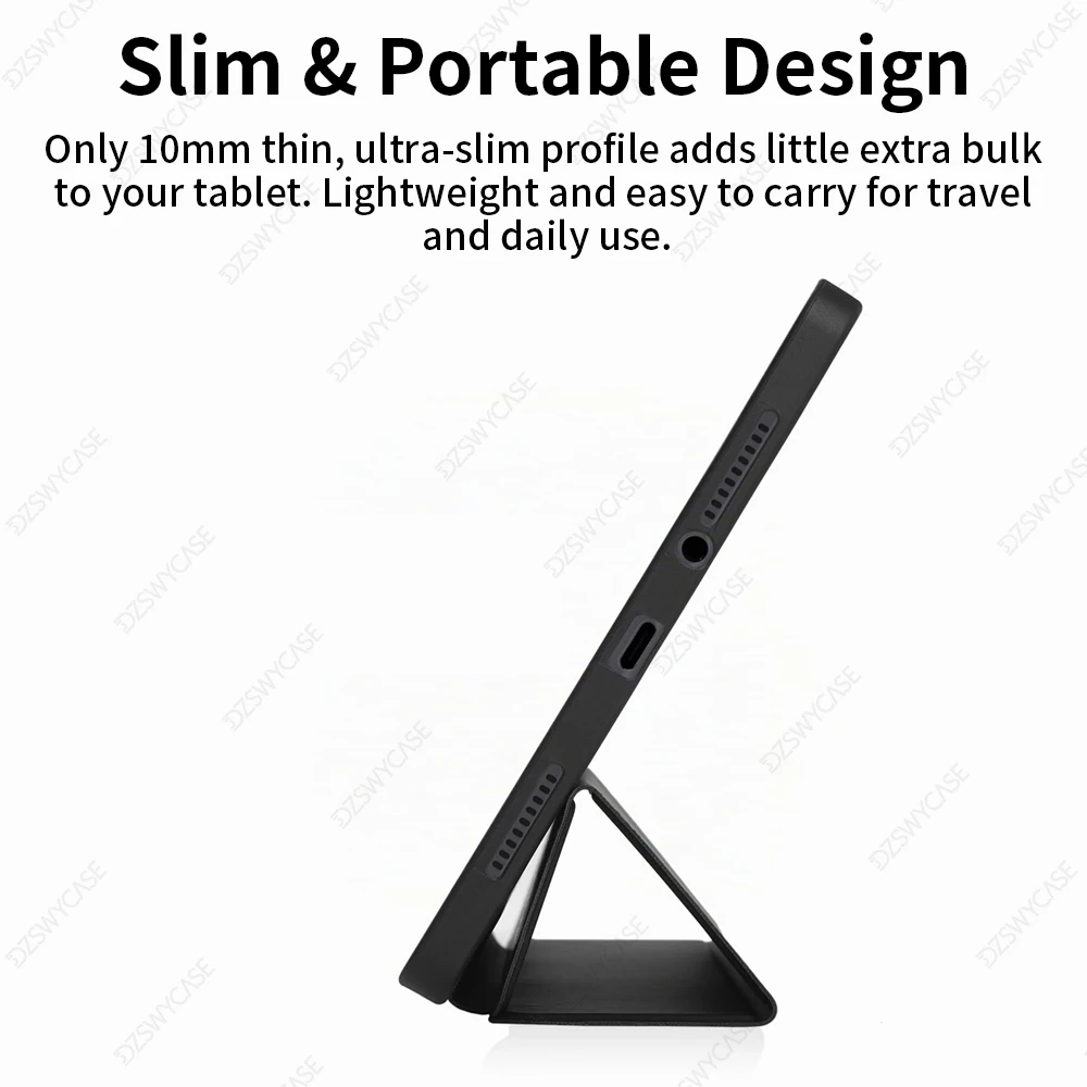 Silikonhülle für RedMi Pad 2 11 Zoll, RedMi Pad SE 11, RedMi Pad SE 8.7, Pad 2 SE 9.7, faltbare Hülle mit Auto-Sleep/Wake-Funktion – Detail 4