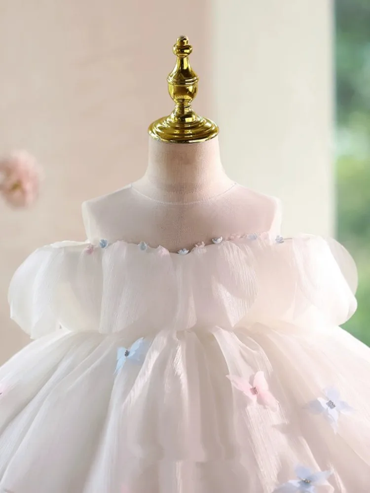 Hochwertige Kinder-Abendkleider für Mädchen, für Klavierauftritte, Geburtstage, Hochzeiten, Blumenmädchen A5039 Großhandel Mädchen-Abendroben – Detail 7
