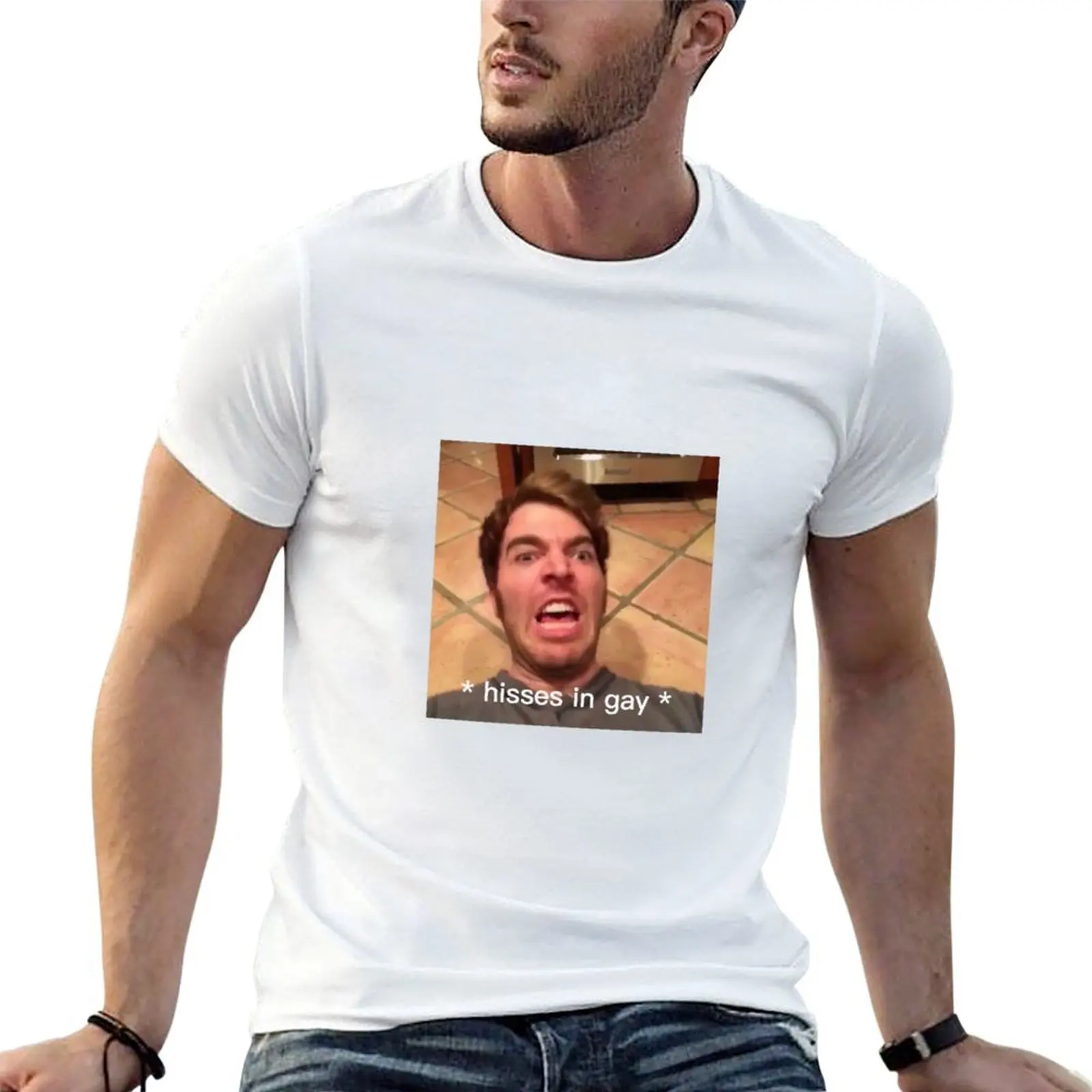 Футболка Shane Dawson hissing, базовая однотонная футболка с короткими рукавами и круглым вырезом