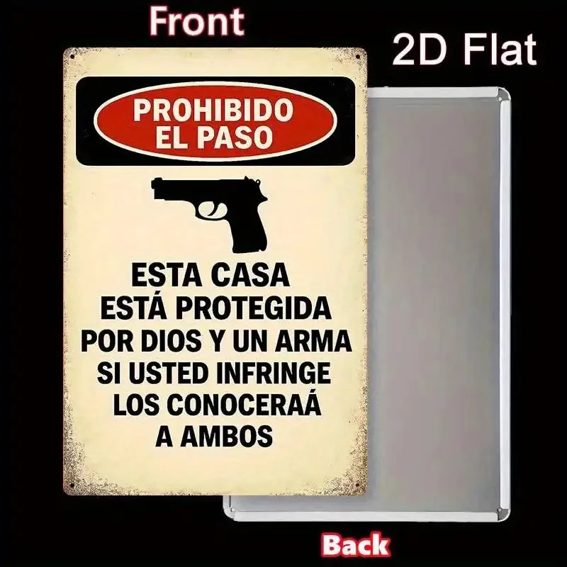 2D Flat, 1pc Vintage Spanish 