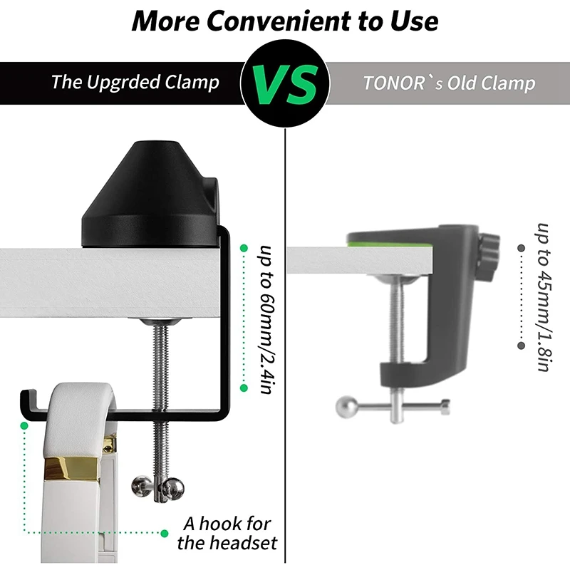 Микрофонная стрела, регулируемый подвесной рычаг, ножничная подставка для микрофона, для Blue Yeti Snowball и других микрофонов