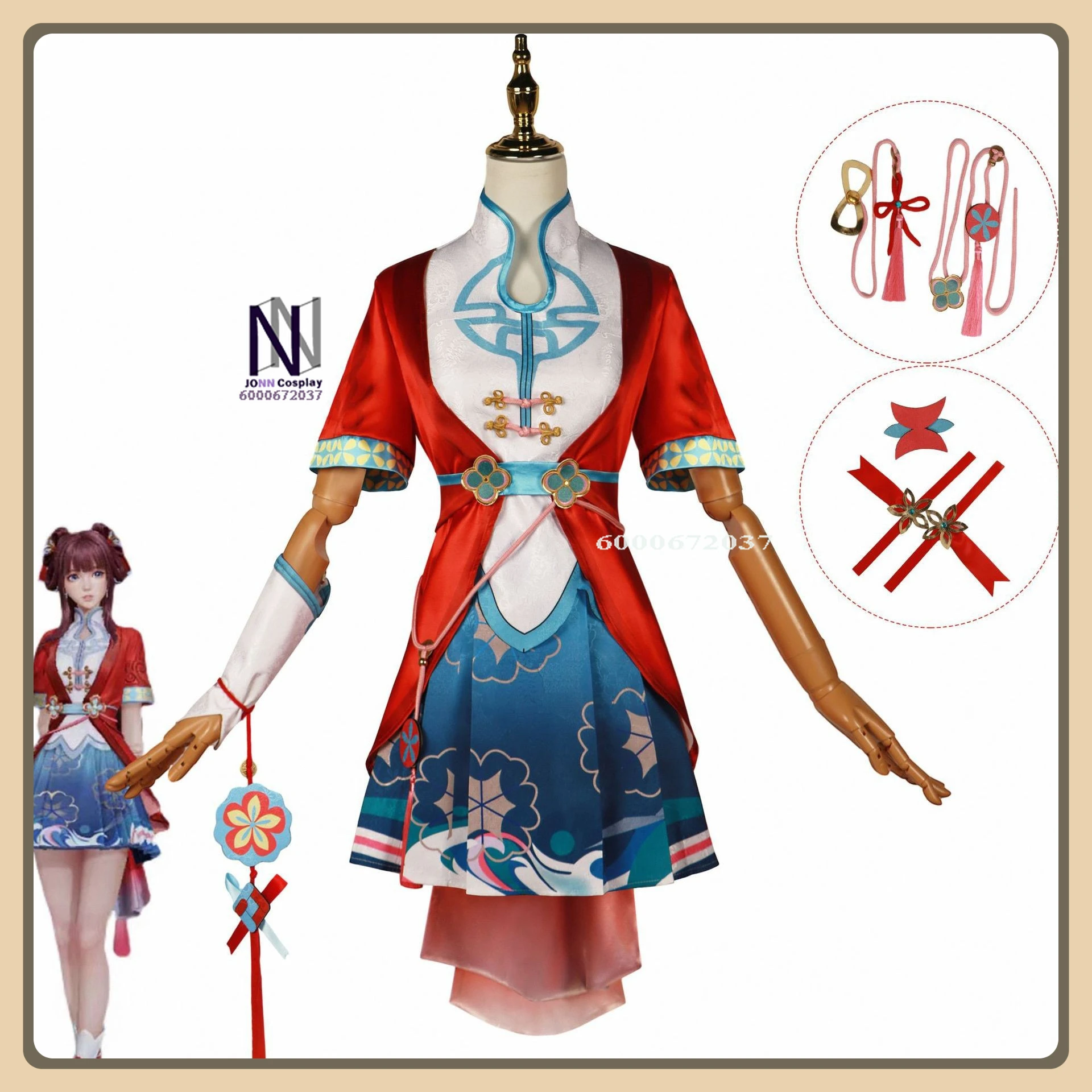 

Hot Xishi Cosplay Costume Chinese Chef Dress Full Set Role Playing Clothes (Female Adult) Comic Con Halloween party suit