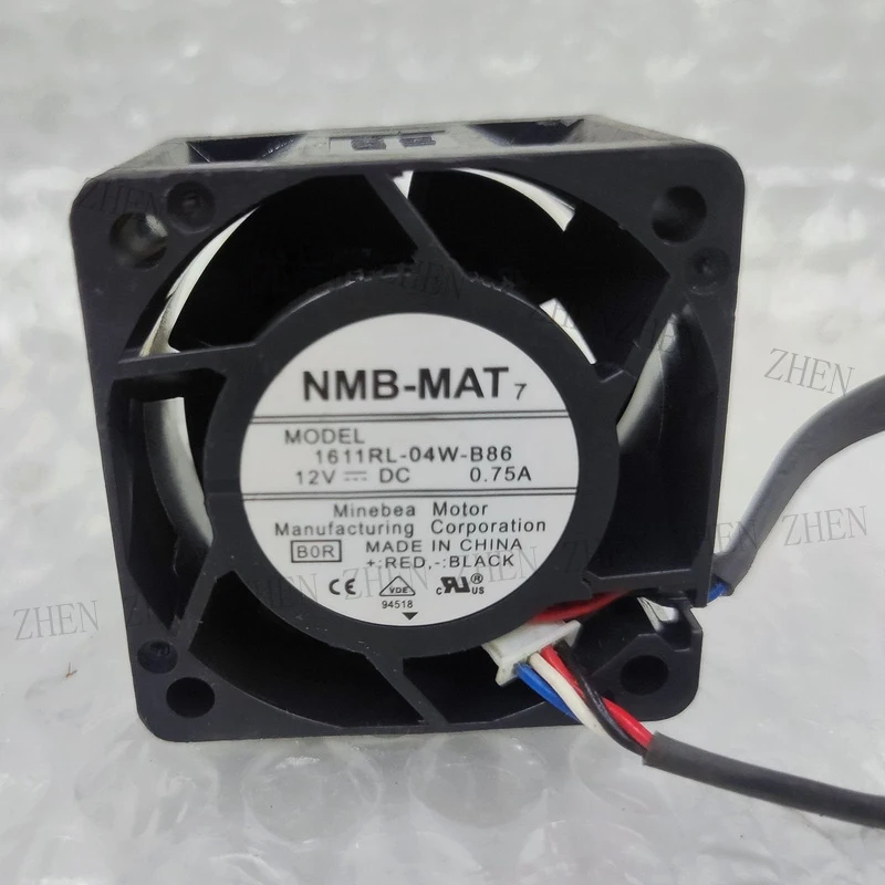 

S New for NMB 1611RL-04W-B86 12V 0.75A Server Fan#QW