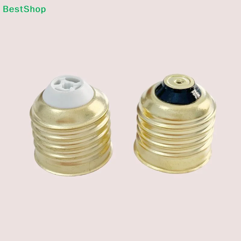 ☏10Pcs Solder/Solder-Free Lamp Socket E27 Nickel-Plated Copper Screw Lamp Cap LED Bulb Socket Accessories