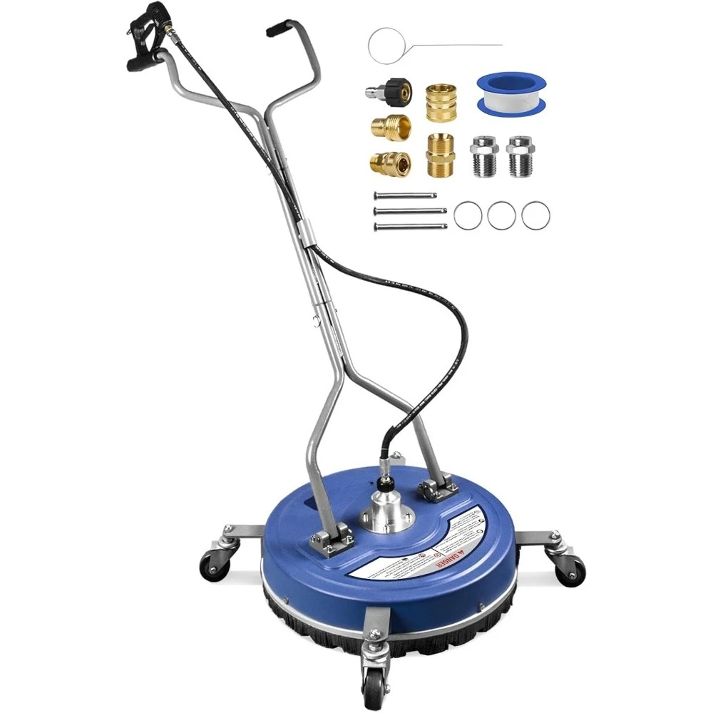 

NEW Pressure Washer Surface Cleaner 20'',4500PSI Power Washer Surface Cleaner Attachment w/Wheels,Pressure Washer Accessory