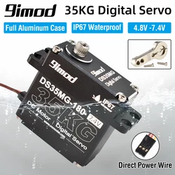 9imod DS35MG 35kg Waterpoof Servo 180°/270° Full Aluminum Case Stainless Steel Gear High Torque for 1/6 1/8 1/10 1/12 RC Car DIY