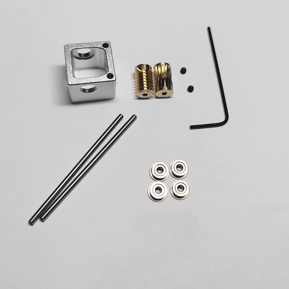 Mini Worm Gearbox Right Angle Steering Gear 90 Degree Reduction Gearbox Commutator Micro Transmission Box