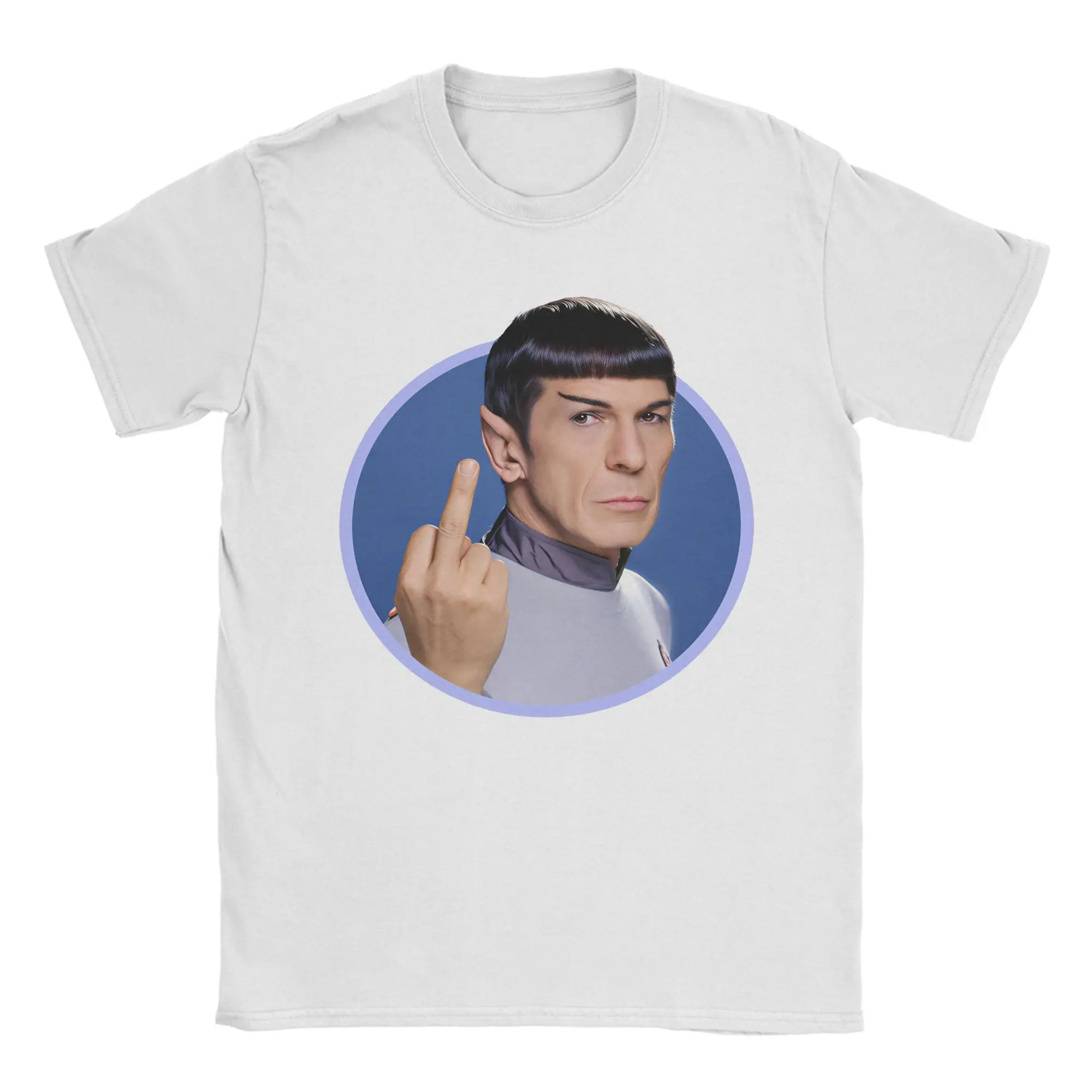 Unique SPOCK Stars Treks T-Shirt Men O Neck Cotton T Shirt Short Sleeve Tees Party Tops