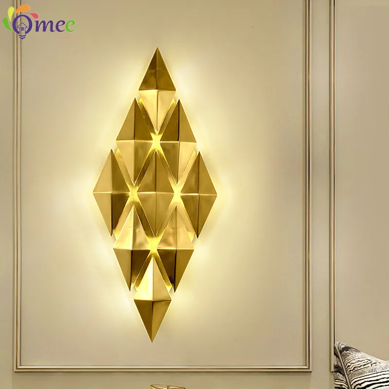 

Modern Wall Lamp Nordic Gold G4 Led Lighting Fixture Living Bedroom Stair Bedside Kitchen Indoor Decor Sconce Luminaire Light