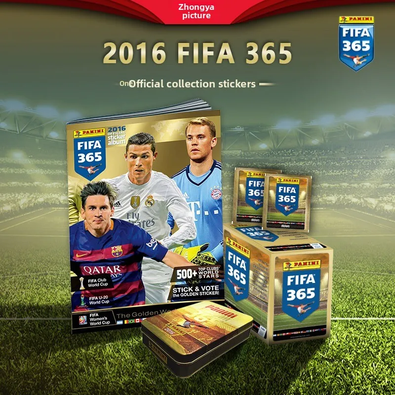 Panini FIFA 365 2016 Colección Oficial de Pegatinas El Mundo Dorado del Fútbol