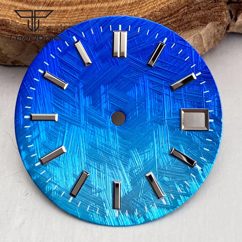 Multi‑Color Meteorite Texture 29mm Watch Dial & Hands Set Date Fit NH35 Miyota 8215 DG2813 ETA2824 PT5000 Wristwatch Mod Parts