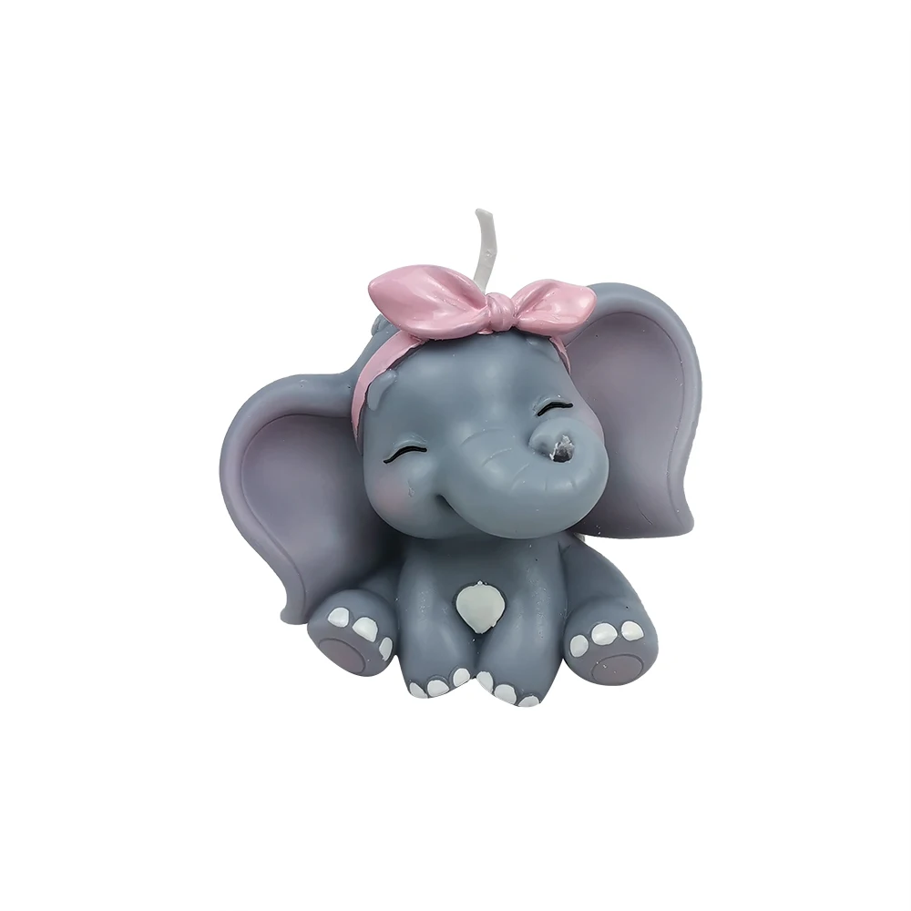 

3D Lovely Baby Elephant Silicone Mold DIY Cute Cartoon Toy Creative Animal Soap Candle Mould Crafts Candy Resin Mould