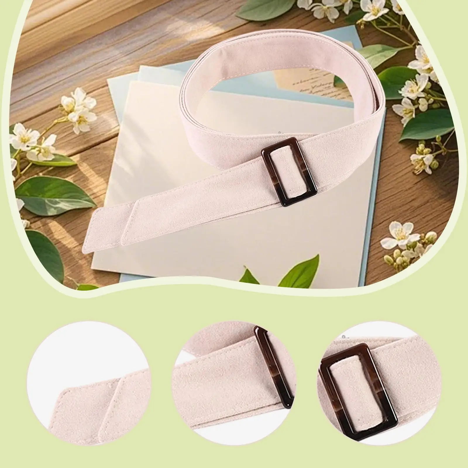 حزام خصر نسائي مزين بحزام خصر مريح وإكسسوارات ملابس أنيقة وحزام خصر لسترة سترة معطف القميص