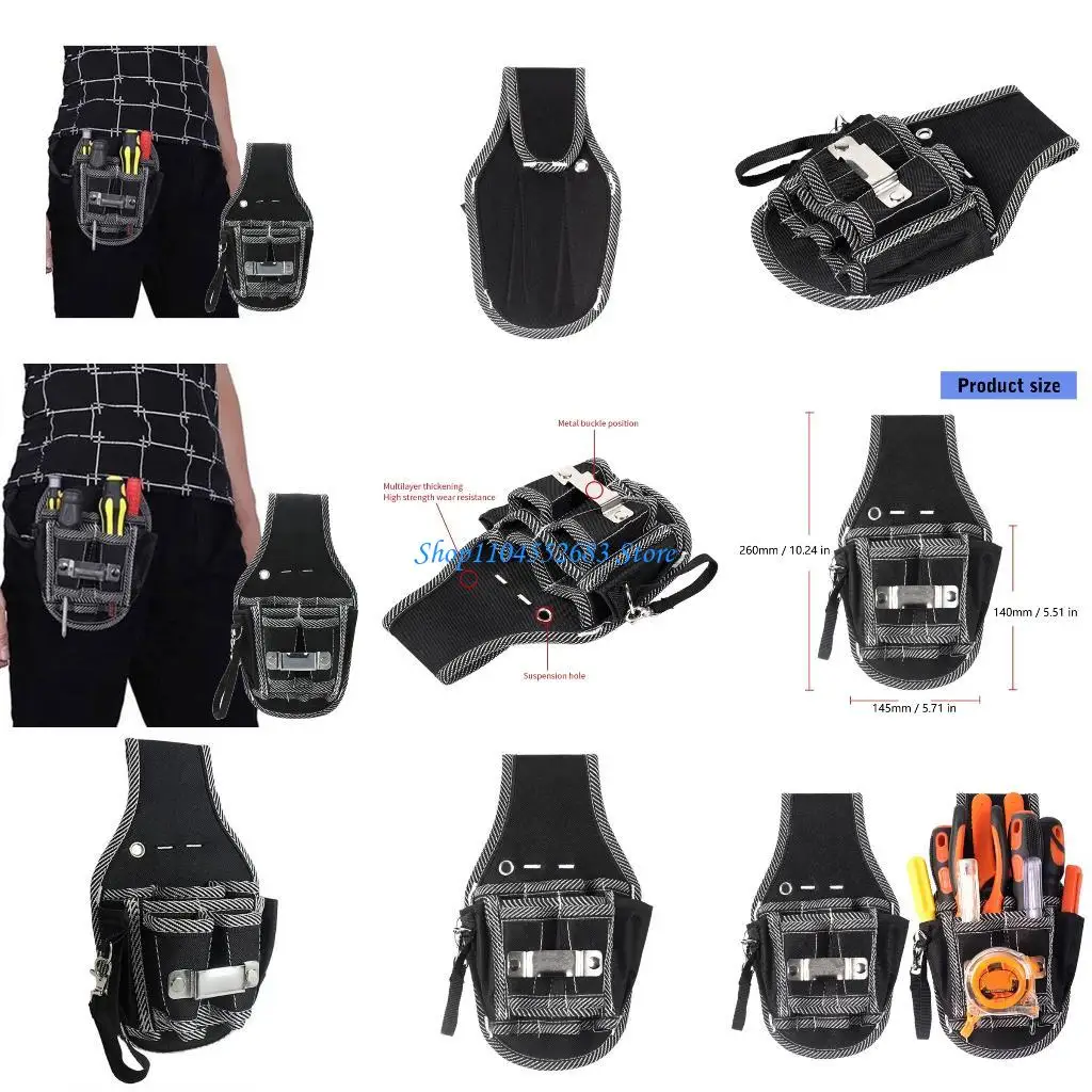 

Y6GD Ремень для инструментов с карманами Ремень для инструментов для мужчин Регулируемая сумка для инструментов Ремень для