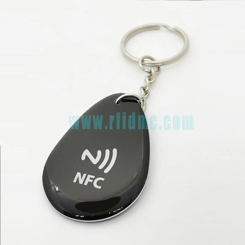 NTAG215/NTAG216 Epoxy Keychain Card NFC Epoxy Key Fobs NFC Label NFC Electronic Tags