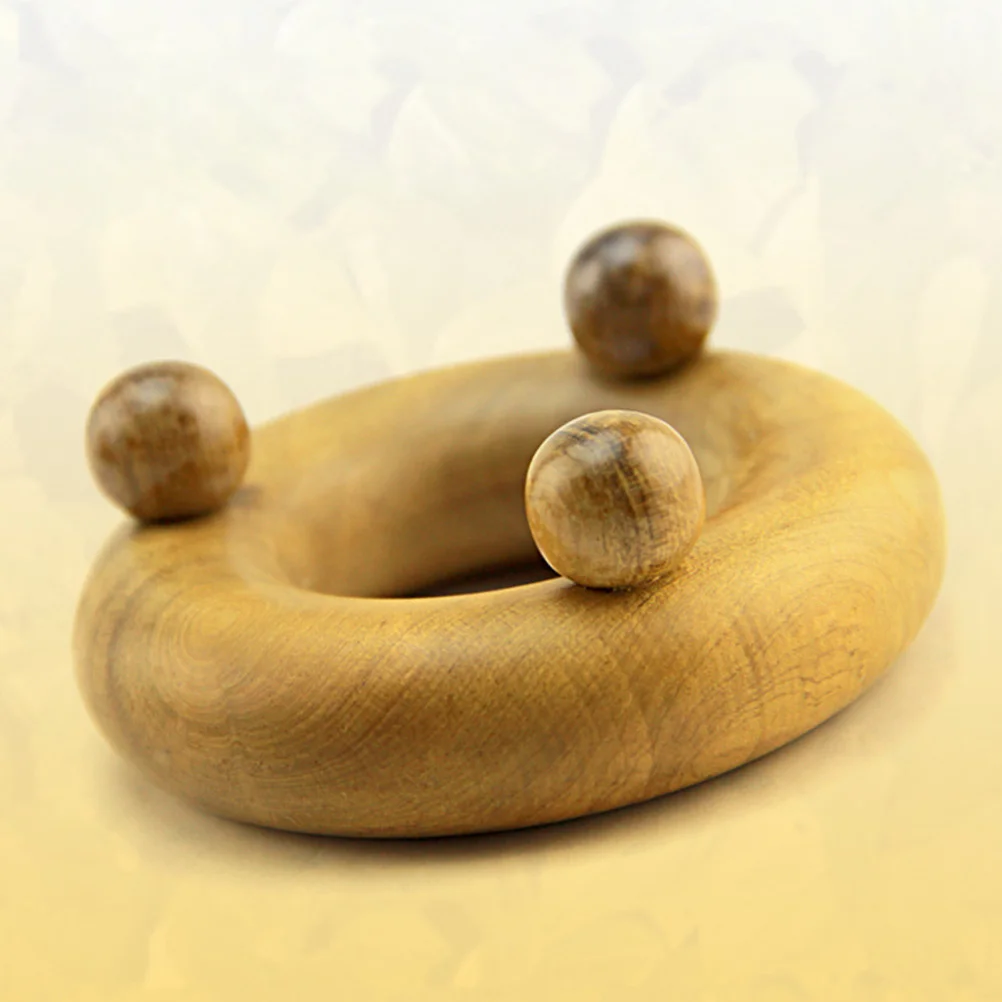 

Портативный деревянный ручной маленький массажер для шеи и плеч, деревянный массажер для тела, расслабляющий массажный инструмент, инструмент для снятия усталости