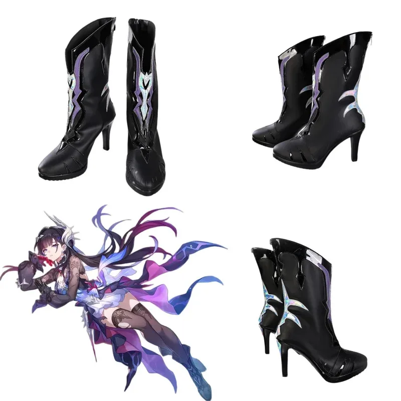 

qq28LQHonkai: Star Rail Hysilens Cosplay Game Shoes Costume Accessories Props Anime Party for Woman Shoe