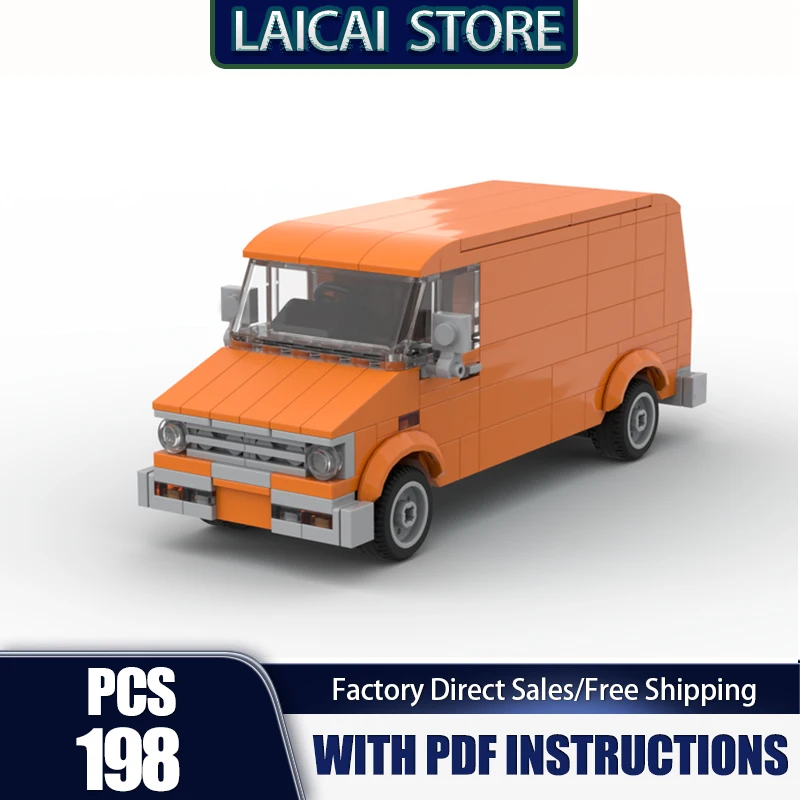 

Модель городского груза Moc, строительные блоки, модульная 1974, модель грузовика, технологические кирпичи, сборка «сделай сам», строительные блоки, подарки, игрушки