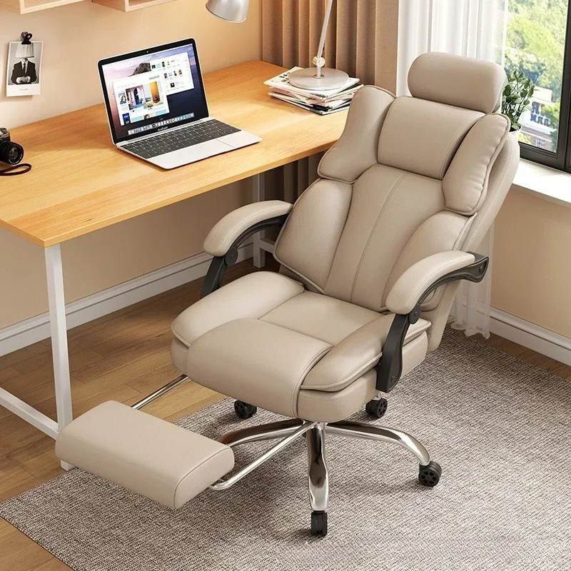 Modern Office chair comfortable sedentary boss chair reclining sofa chair dormitory study chair home computer chair Durable