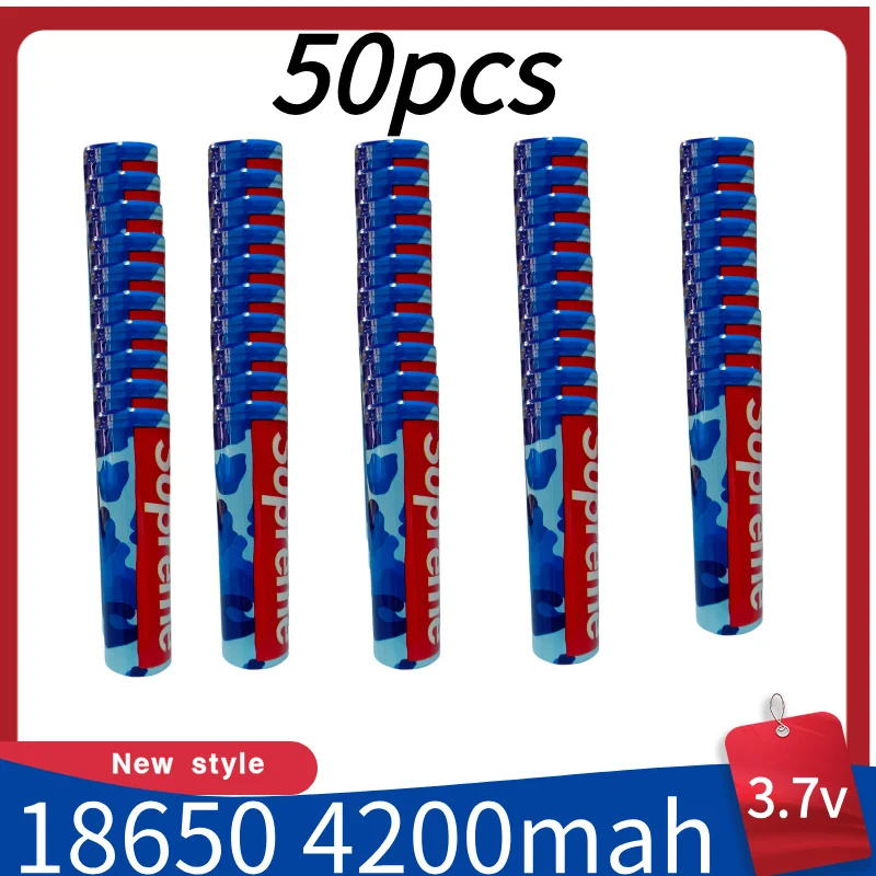 2025 Customized new 18650 rechargeable lithium battery 3.7v 4200mAh 5C full capacity large capacity electric vehicle power tools