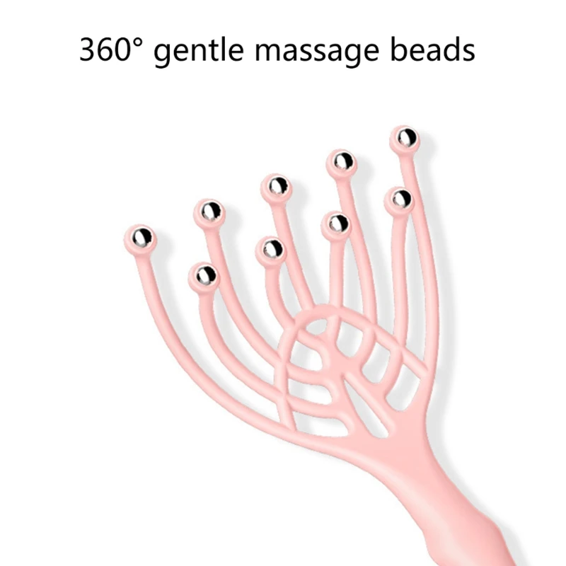 for Head Scalp Massagers 9 Claws Steel Beads Fingers Scratcher for Deep Relaxation Hair Stimulation and Stress Drop Shipping