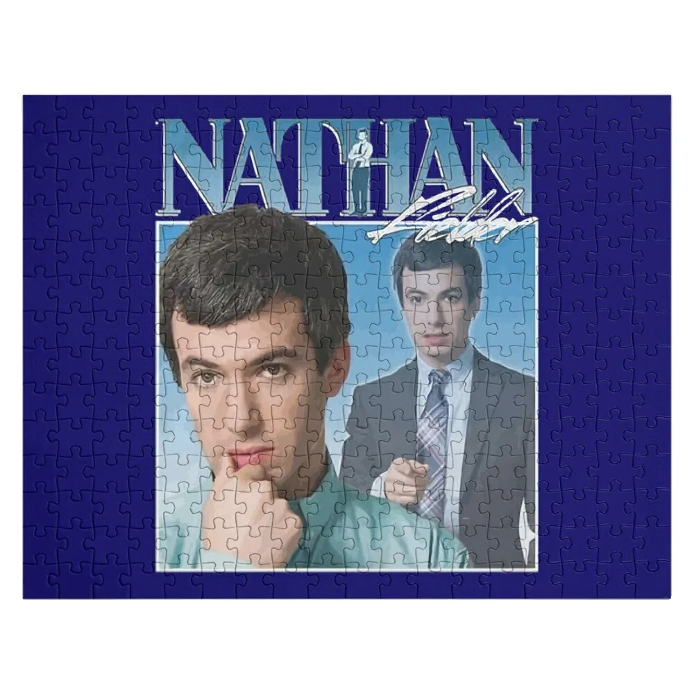 

Nathan Fielder 90s Vintage Jigsaw Puzzle Personalised Puzzle Customized Photo Custom Name Child Toy Customizable Child Gift