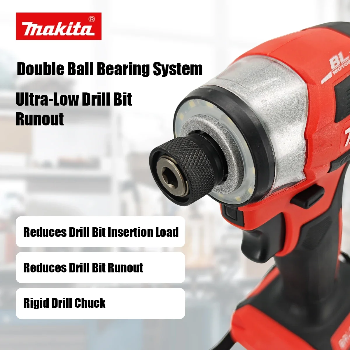 Makita 18V DTD173 Red Brushless Drill Power Tool 180Nm Electric Home Improvement DIY Woodworking Bolt T-Mode image 5