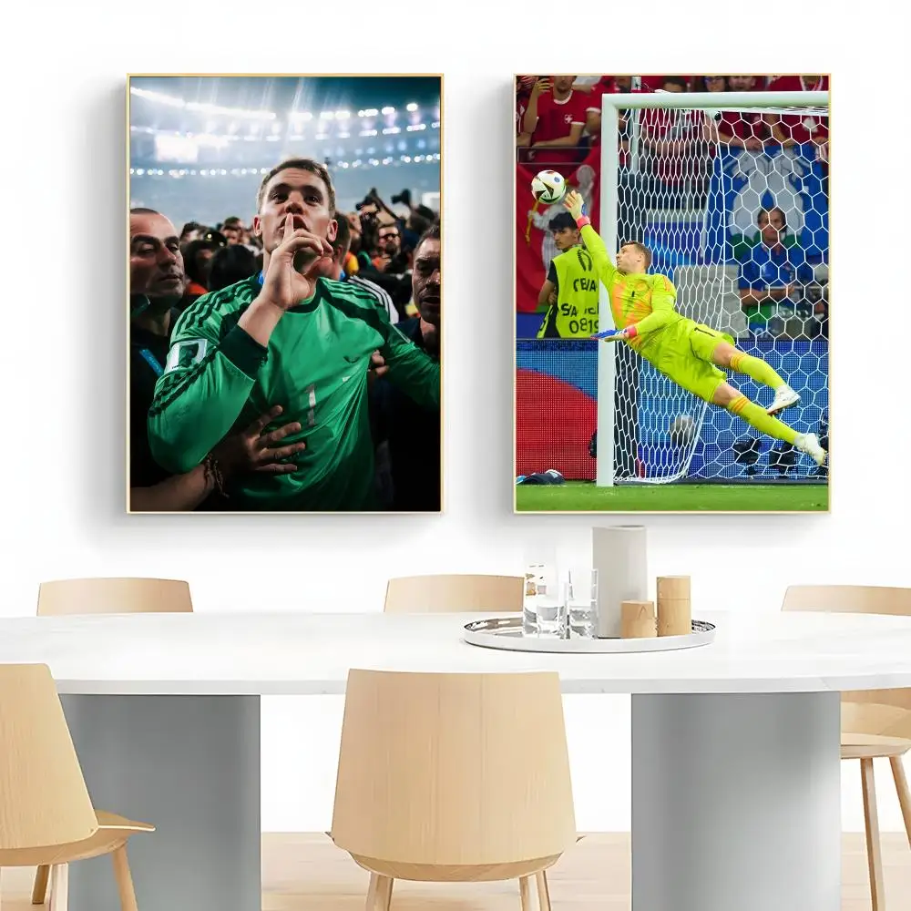 Football Star Manuel Neuer Poster Wall Art Print Decorative Mural Home Decor Gift Unframed