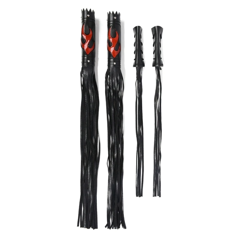 BF88 Universal Motorcycle PU Leather Handlebar Tassels Fringe Grip Cover Tassels Fringe