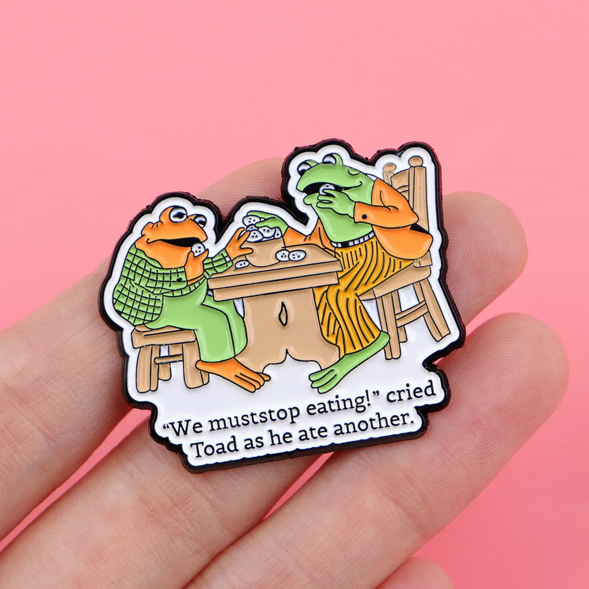Kawaii Cartoon Frog Brooch Badge Cute Enamel Alloy Lapel Pin Clothing Backpack Accessory Fashion Hot Sale In Stock New Arrival