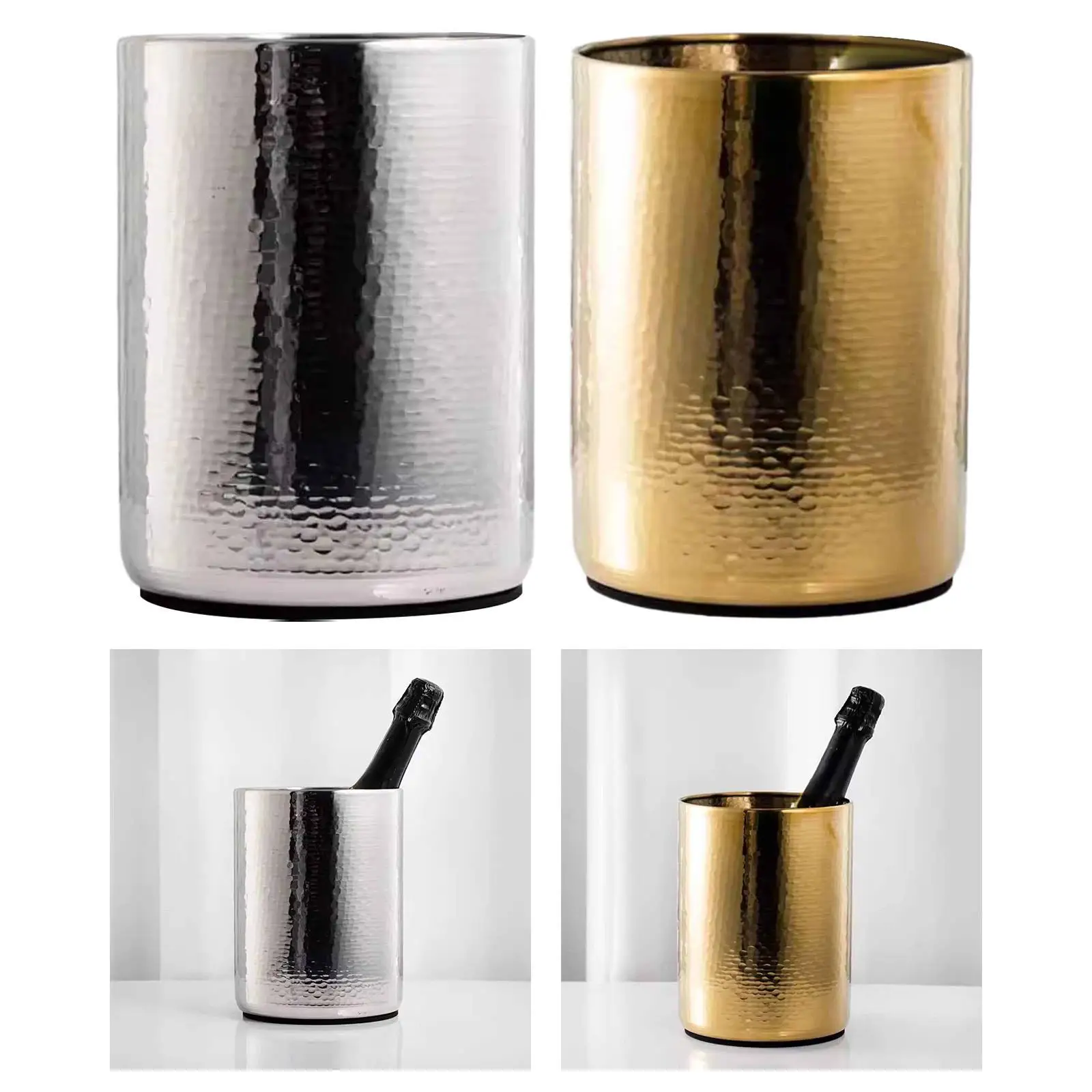 

Ice Bucket Insulated No Handle Thickened Beverage Tub Drink Tub for House Warming Parties Christmas Bottle Showers Home Bar