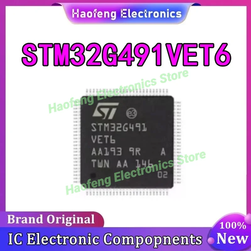 Chip microcontrolador STM32G491VET6 LQFP100 STM32G491
