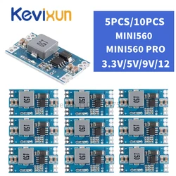 5/10pcs Mini560 5A DC-DC Mini560 PRO Step-Down Stabilized Voltage Supply Module 6-30V To 3.3V 5V 9V 12V