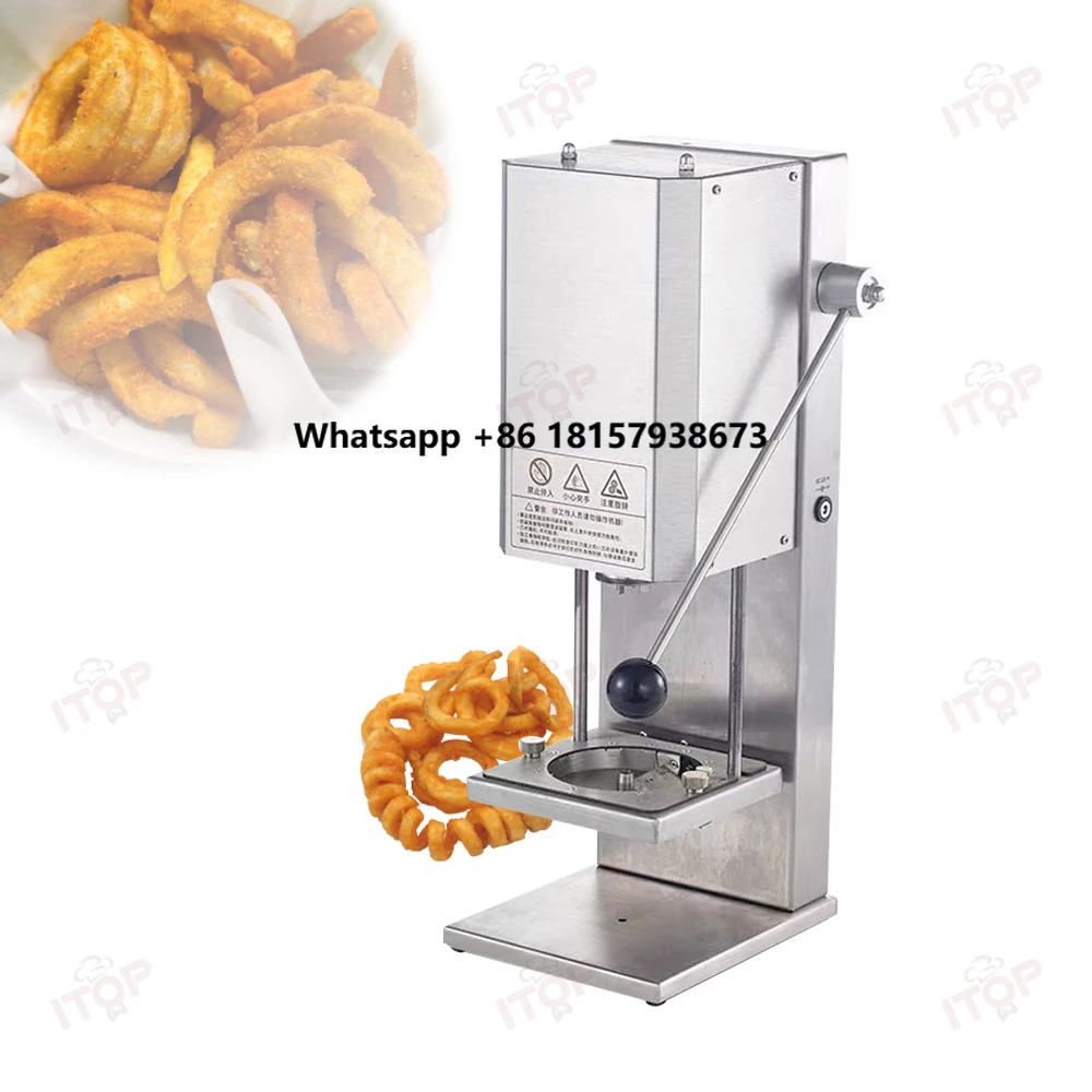 

100kg/hour High Efficiency Labor Saving Manual Vegetable Slicer Chopper Potato Cutter Grin Twister Sticks Machine