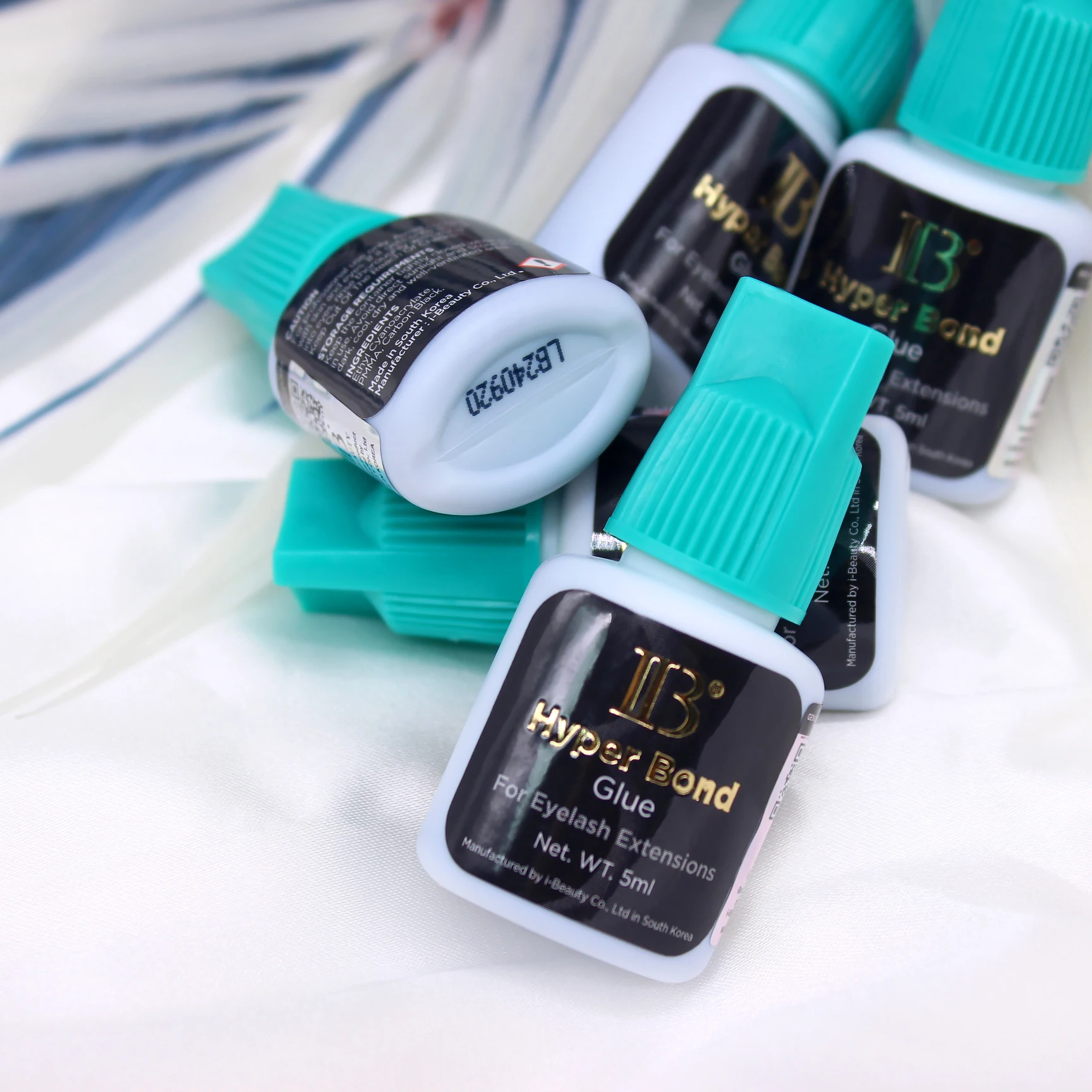 1 ボトル IBeauty ハイパーボンド接着剤偽まつげエクステンション IB 接着剤 0.5 秒速乾性長期的な韓国美容ショップ強力な供給