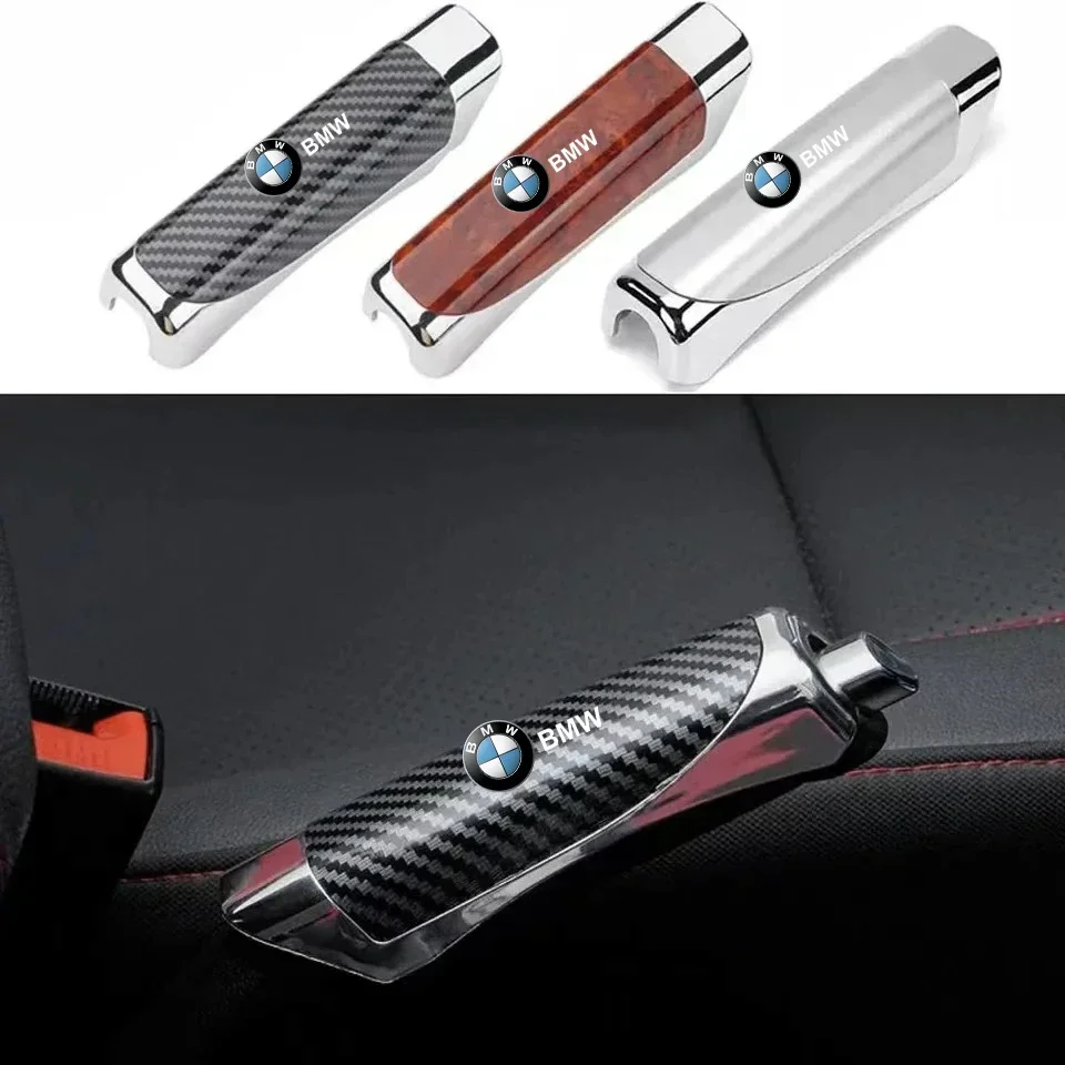 

Car Handbrake Grip Fiber Anti-slip Protect Cover Decor For BMW E34 E46 E39 E38 E90 E60 E36 F30 F30 F10 E92 E38 E91 G30 G38 M3