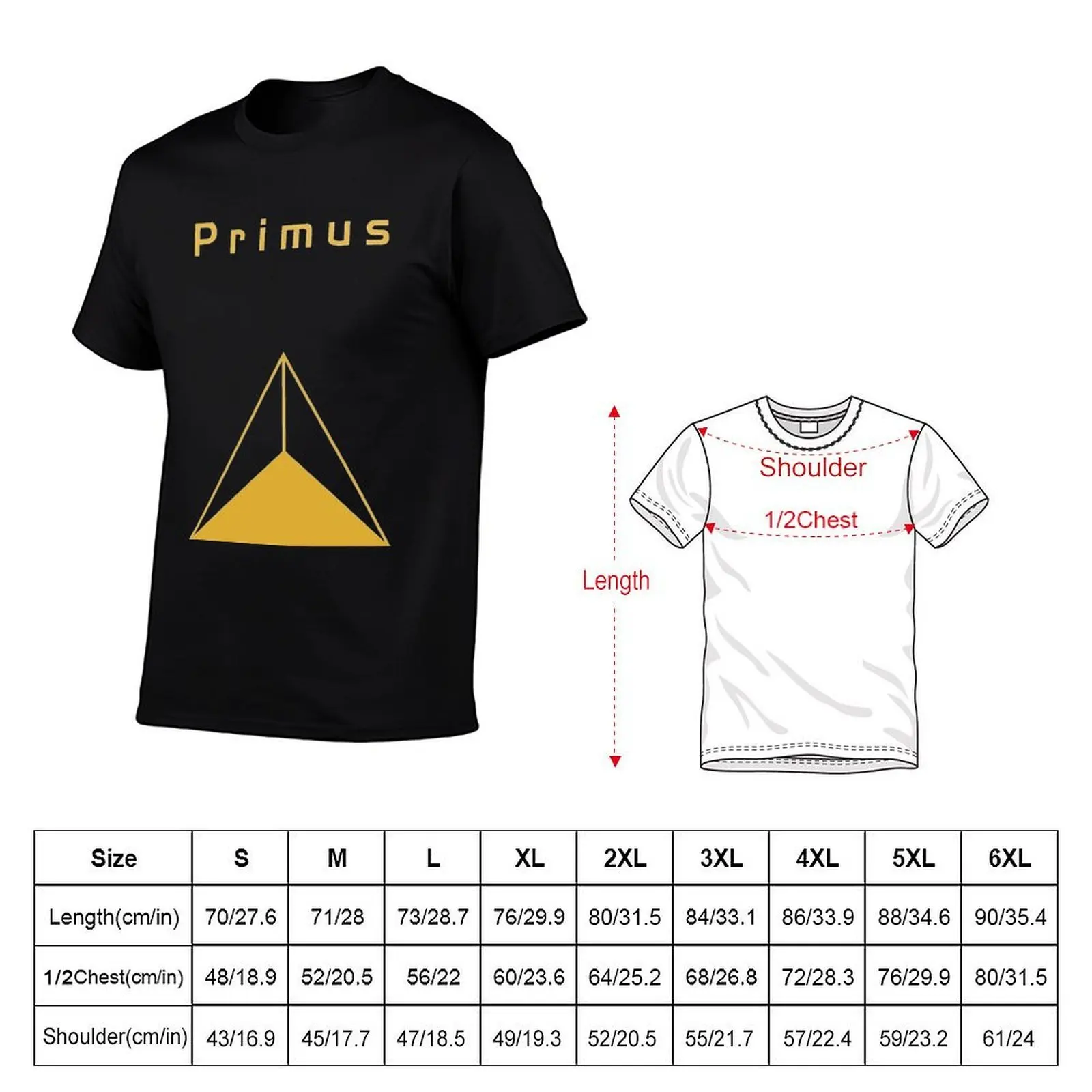Primus Band T-Shirt t shirt man casual man tshirt t shirts for man graphic vintage T-shirt