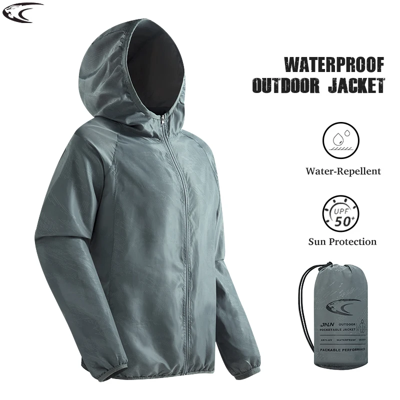 LNGXO Waterproof Hiking Jacket for Men & Women