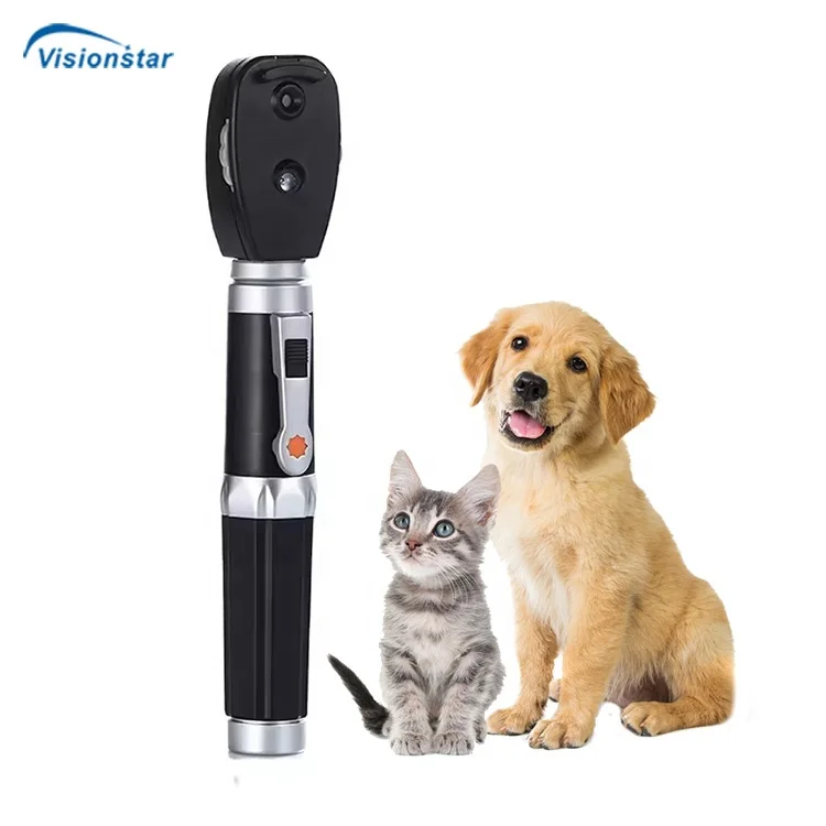 ENT Otoscope Ophthalmoscope Set Animal Surgical Fiber Optic Otoscope Veterinary Otoscope