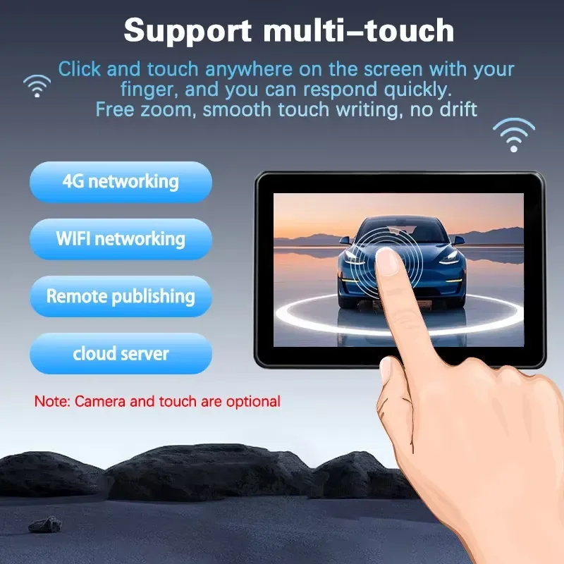 10.1inch Android Car Lcd Tv Headrest Taxi Advertising Publicity Touch Display Screen for Taxi